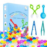 AILUKI Water Beads,Non-Toxic 40000 PCS Large Size Water Gel Beads Toys with 1 Scoop 2 Tweezer 1 Spoon for Kids Sensory Play,Vase Filler and Decoration B07GGV1LSL